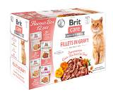 Brit Care® Cat Pouches Fillets in Gravy Flavour Box 12x85gr