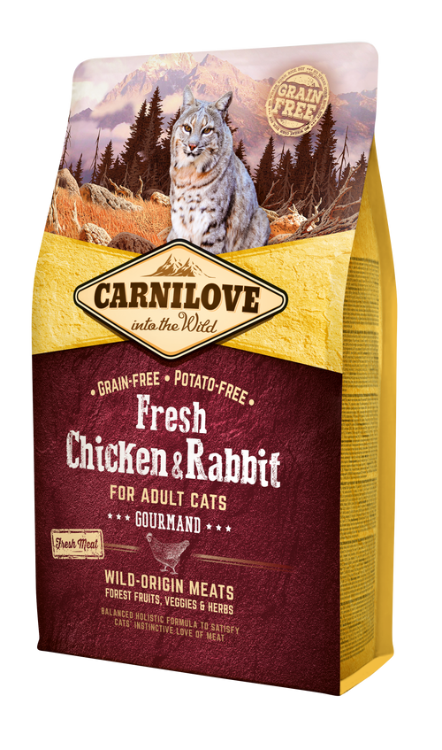 Carnilove Fresh® Ενήλικες Γάτες Κοτόπουλο & Κουνέλι Gourmand