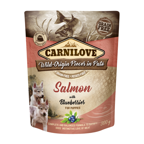 Carnilove® Για Σκύλους Σακουλάκια Σολομός με Μύρτιλα