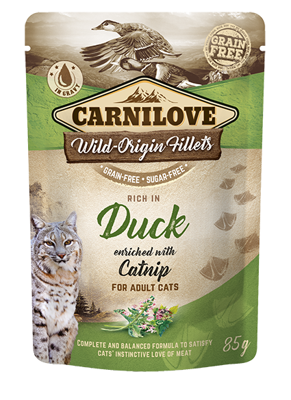 Carnilove® Για Γάτες Σακουλάκια Πάπιας εμπλουτισμένα με Δυόσμο
