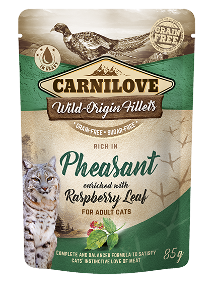 Carnilove® Για Γάτες Σακουλάκια Φασιανού εμπλουτισμένα με Φύλλο βατόμουρου