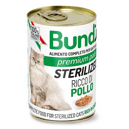 Κονσέρβα Bundy Sterilized Patte με Κοτόπουλο για Στειρωμένες Γάτες