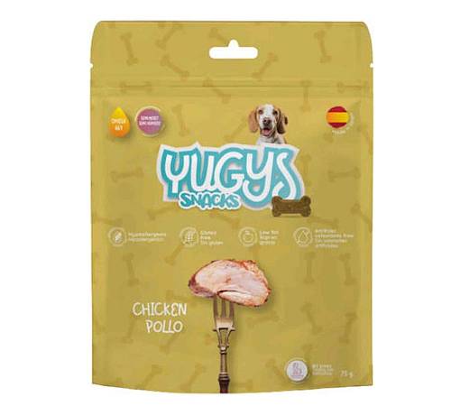Yugys Snacks Λιχουδιά για σκύλους με Κοτόπουλο 75g
