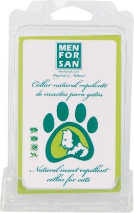 Aντιπαρασιτικό κολλάρο γάτας Men For San για όλες τις γάτες. Ουσίες ευκαλύπτου & λεμονιού