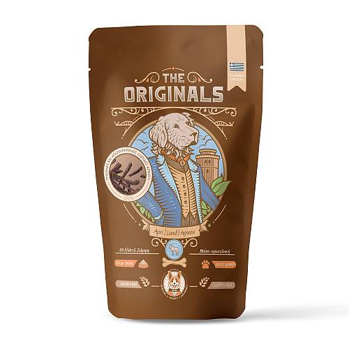 The Originals Λιχουδιές Σκύλου Grain Free Αποξηραμένες Λωρίδες Αρνιού 80gr