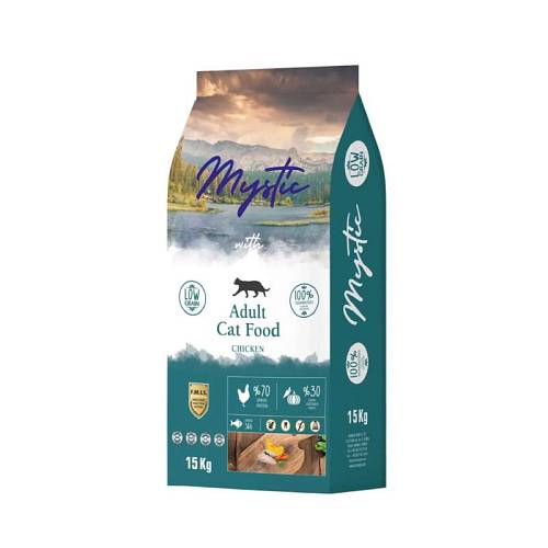 MYSTIC ADULT CAT FOOD STERILIZED CHICKEN 1,5kg