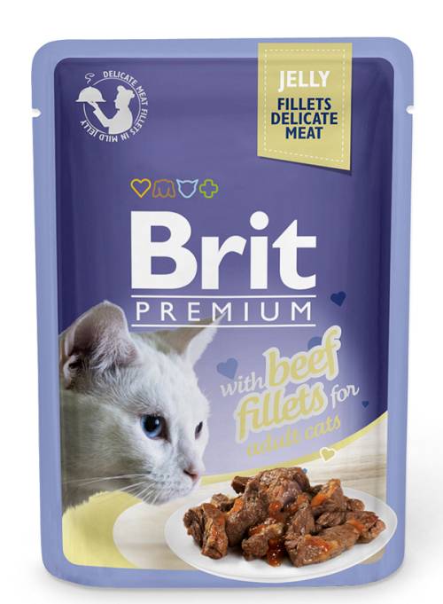 Brit Premium® Cat Jelly Pouches Beef