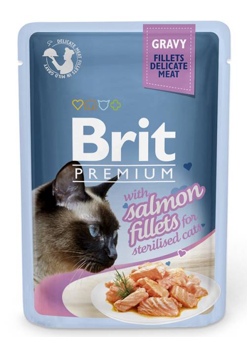 Brit Premium® Cat Gravy Pouches Salmon Sterilised