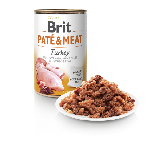 Brit® Dog Cans Pate&Meat Turkey