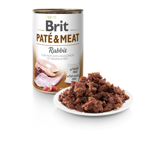 Brit® Dog Cans Pate&Meat Rabbit