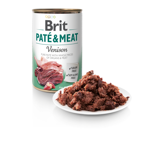 Brit® Dog Cans Pate&Meat Venison