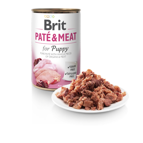 Brit® Dog Cans Pate&Meat Puppy