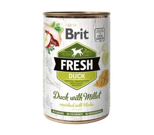 Brit Fresh® Dog Duck With Millet