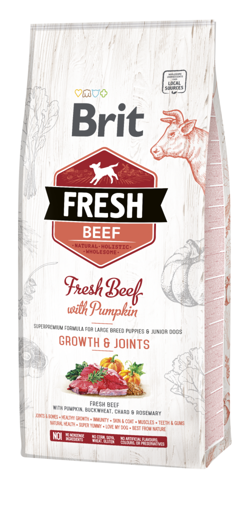 Brit Fresh® Dog Beef Junior Large Growth & Joints