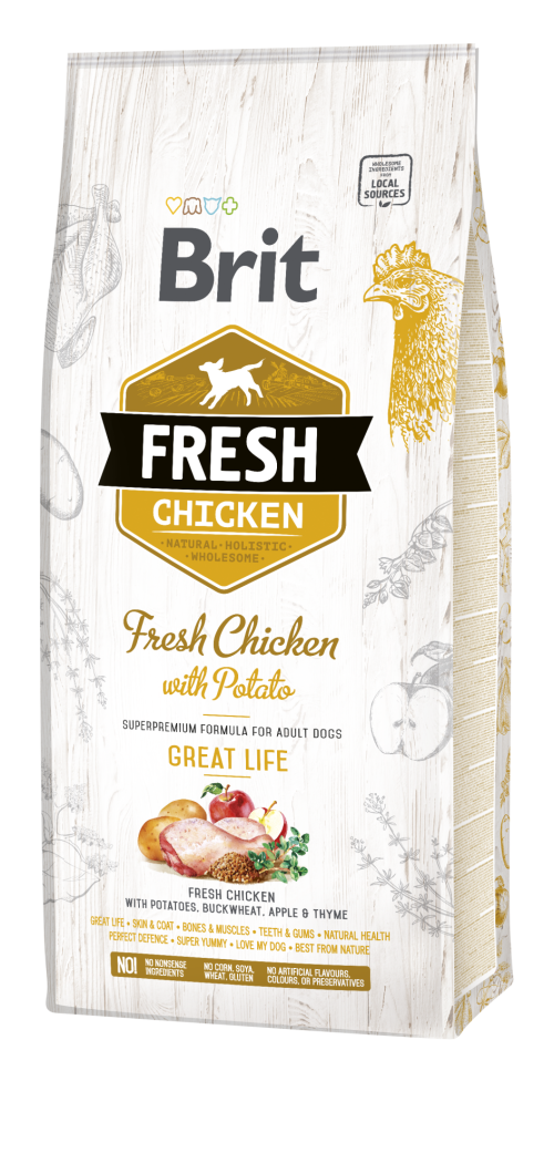Brit Fresh® Dog Chicken Adult Great Life