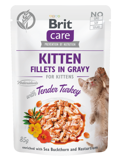 Brit Care® Pouches with Turkey for Kittens
