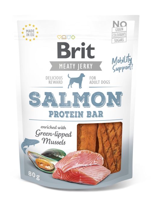 Brit® Dog Snack Jerky Protein Bar Salmon