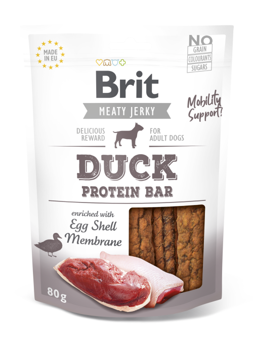 Brit® Dog Snack Jerky Protein Bar Duck