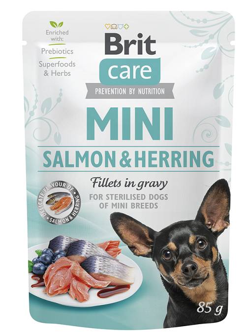 Brit Care Mini® Dog Salmon & Herring for sterilised