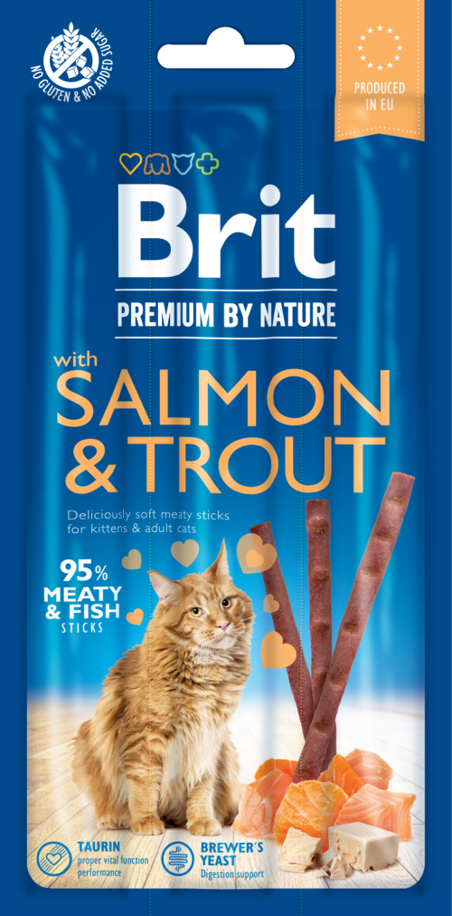 Brit Premium® Cat Sticks Salmon & Trout
