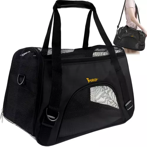 Τσάντα μεταφοράς για σκύλους/γάτες Purlov 50Χ30Χ25cm γερή και άνετη