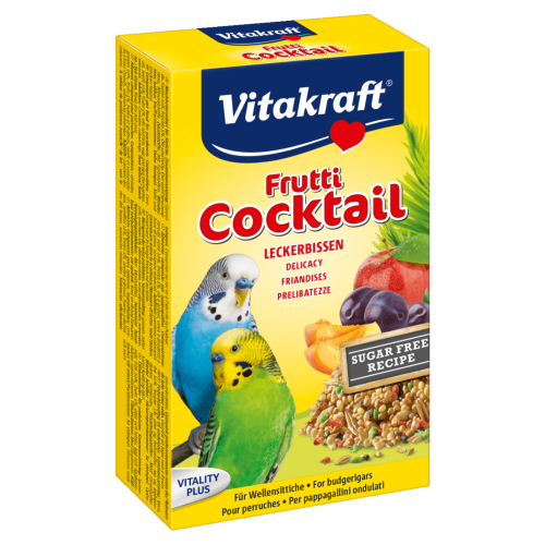 Vitakraft Frutti Cocktail με δημητριακά, σπόρους και φρούτα για παπαγαλάκια 200g