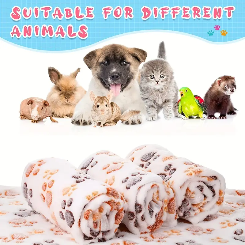 Αξιολάτρευτη κουβέρτα από Φλις με στάμπες 120cm X 90cm. Ιδανική για γάτες και σκύλους!