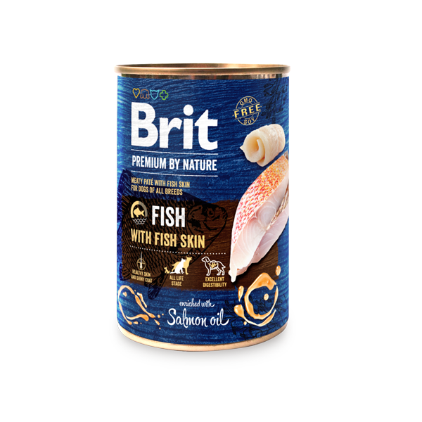 Brit Premium By Nature® Dog Cans Fish with Fish Skin